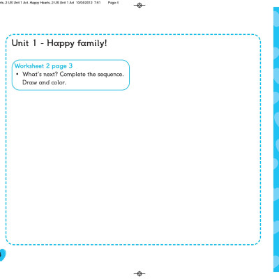 Happy Hearts US 2 Activity Book