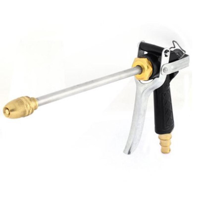 Bộ dây vòi xịt nước rửa xe, tưới cây . tăng áp 3 lần, loại 7m, 10m 206318 đầu đồng,cút,nối đen + tặng móc khoá