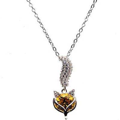 Dây Và Mặt Dây Chuyền Bạc Hiểu Minh DMD209S hồ ly