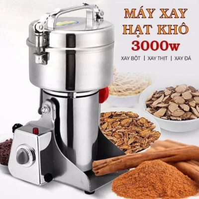 Máy xay Nghiền Đa Năng Bột Siêu Mịn Siêu Khỏe, Máy Xay Bột Khô  Công Suất 3000w
