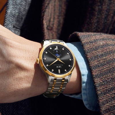 Đồng hồ nam chính hãng IW Carnival  IW625G-3 ,kính sapphire,chống xước,chống nước 50m,Bh 24 tháng,máy cơ (automatic)