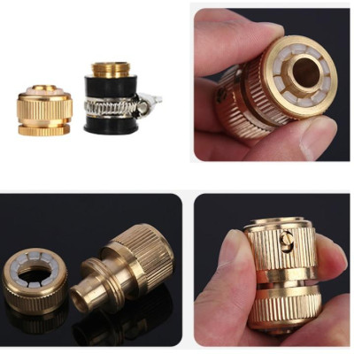 Bộ dây vòi xịt nước rửa xe,tưới cây .tăng áp 3 lần,loại 3m, 5m 206587 đầu đồng,cút đồng,nối đồng+tặng móc khoá 