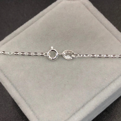 Dây Chuyền Vòng Cổ Nữ Bạc Ta Hoa 4 Cánh Đính Đá Cao Cấp BẠC HIỂU MINH DMD484