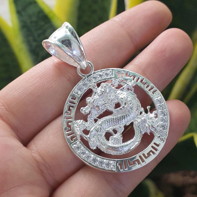 Mặt Dây Chuyền Nam Bạc Hiểu Minh MDN018 RỒNG