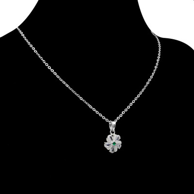 Dây Và Mặt Dây Chuyền Nữ Bạc Hiểu Minh DMD425S - Bông Hoa Mai - Bảo Hành Vĩnh Viễn ( Hàng Chính Hãng )