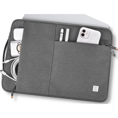 Túi xách chống sốc có quai xách nhỏ gọn cho Macbook , Laptop 13, 14, 16 inch hiệu WI WU Alpha Slim Sleeve