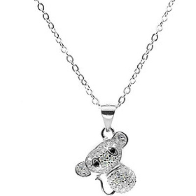 Dây Và Mặt Dây Chuyền Bạc Hiểu Minh DMD080S con khỉ