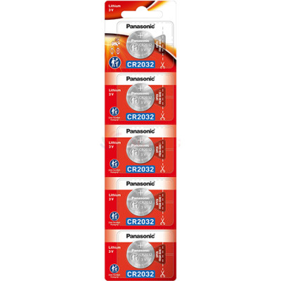 Vỉ Pin nút Panasonic 3V CR-2032VN/5B (1 viên/5 viên) - Hàng chính hãng