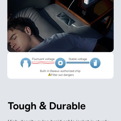 Cáp sạc nhanh Type C to Type C 100W Baseus Gem Fast-Charging Data Cable - Hàng chính hãng