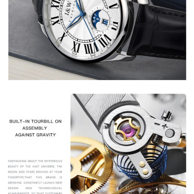 Đồng hồ nam chính hãng IW CARNIVAL IW685G-1 Kính sapphire ,chống xước ,Chống nước 30m ,Bảo hành 24 tháng,Máy cơ (Automatic),dây da cao cấp, thiết kế đơn giản dễ đeo