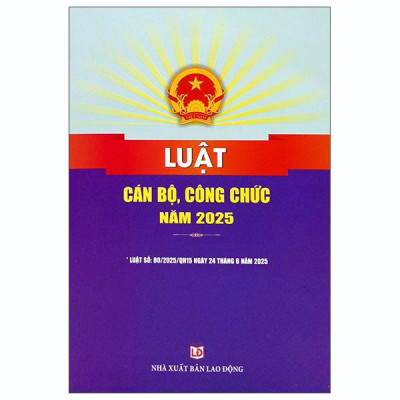 Sách - Luật Cán Bộ Công Chức Năm 2025