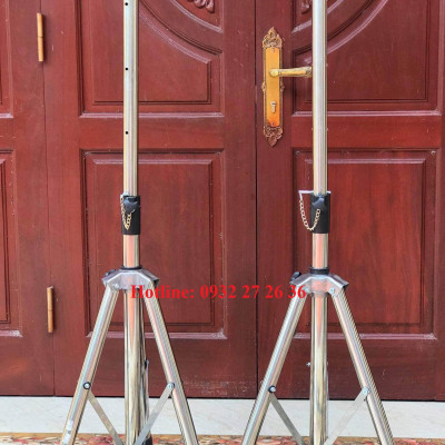 Chân Loa Sân Khấu, Chân Loa Đứng INOX, Hàng Chính Hãng (Toàn Bộ Bằng Sắt  2 Chiếc)