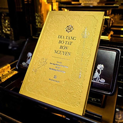 Kinh Địa Tạng Bồ Tát Bổn Nguyện (Bìa cứng vàng, bản cao cấp) - Bookcity