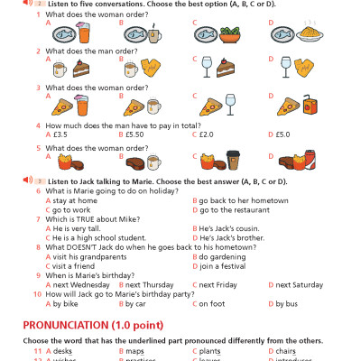 Bài tập Bổ trợ Tiếng Anh 8 Right On!