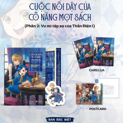 Sách - Cuộc Nổi Dậy Của Cô Nàng Mọt Sách - Tôi Sẽ Làm Mọi Cách Để Trở Thành Thủ Thư - Phần 2.1 - Vu Nữ Tập Sự Của Thần Điện I - Bản Đặc Biệt - Tặng Kèm Bookmark + Postcard + Card Lụa