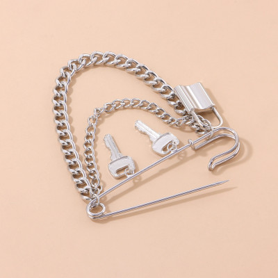 Ghim cài áo kim băng cài vest sơ mi thanh lịch cá tính charm ổ khoá độc đáo lạ mắt xu hướng giới trẻ