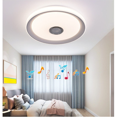 Đèn Ốp Trần 120 LED RGB Tích Hợp Loa Bluetooth Nghe Nhạc Không Dây Kết Nối Điện Thoại Qua APP Cao Cấp - Hàng Nhập Khẩu