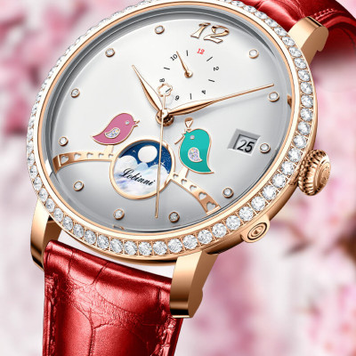 Đồng Hồ Nữ LOBINNI No.2065-4 Chính Hãng Fullbox BH 24T Chịu Nước 50m Kính Chống Xước Dây Thép Không Gỉ 316L (Máy Cơ Tự Động)