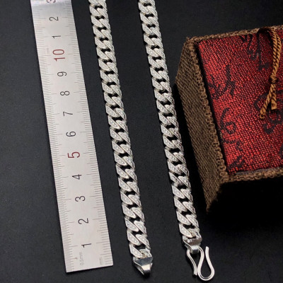 Dây Truyền, Vòng Cổ Nam Đơn Bạc Ta Chính Hãng Bạc Hiểu Minh DBN080