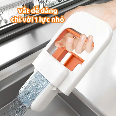 Cây Lau Đa Năng Tự Vắt Thông Minh Mini – Chổi Lau Bàn Bếp, Lau Nhà Tắm, Lau Kính, Lau Xe Hơi Tiện Dụng- HÀNG CHÍNH HÃNG MINIIN
