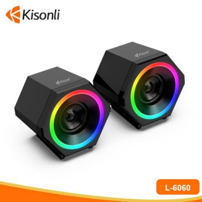 Loa 2.0 kisonli L-6060 LED - Hàng Chính Hãng 