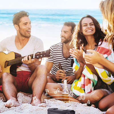 Loa Di Động Bluetooth Vtin 20W Chơi Nhạc Đàm Thoại 25h Chống nước IPX6 - Hàng chính hãng