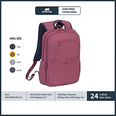Ba lô Rivacase 7760 dành cho Laptop 15.6" Hàng Chính Hãng