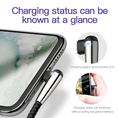 Cáp sạc Baseus Sharp-bird 2.4A, Fast Charging USB to TYPE C - Hàng Chính Hãng