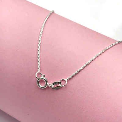 Dây Chuyền Vòng Cổ Bạc  925 Hoa 4 Cánh Đính Đá Nhân Tạo Cao Cấp Tinh Tế BẠC HIỂU MINH DMD475