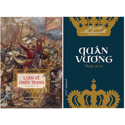 Bộ Sách Của Tác Giả Niccolò Machiavelli: Luận Về Chiến Tranh + Quân Vương - Thuật Cai Trị - Omega Plus