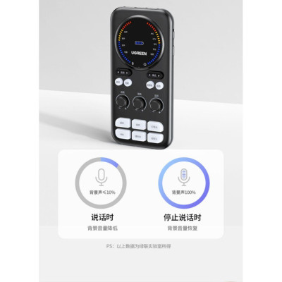 Ugreen UG10930cm426TK Card âm thanh dùng để livestream Di động Tương thích với điện thoại thông minh Máy tính bảng - HÀNG CHÍNH HÃNG