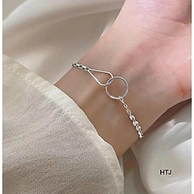 Lắc tay nữ thời trang chất liệu bằng bạc Ý MS011e