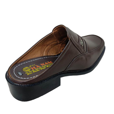 Dép Bít Mũi Nam Da Bò Thật TiTi ĐÔ Cao Cấp GSB20136