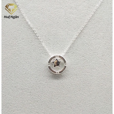 Dây chuyền bạc Ý 925 Huệ Ngân - Ngôi sao may mắn PP1360