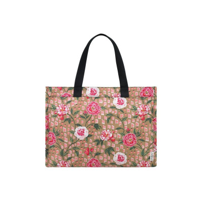 Cath Kidston - Túi đeo vai/The Sidekick Tote - Tea Rose - Camel -1041149