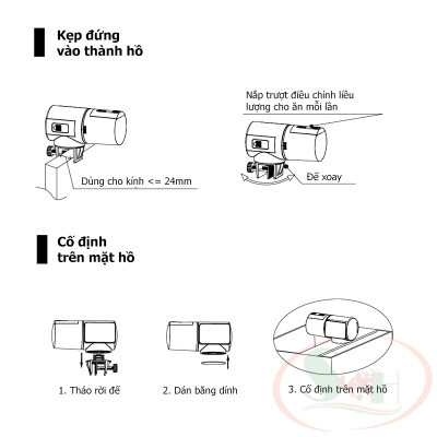 Máy cho ăn Aquablue Smart Feeder tự động hẹn giờ cho cá tép ăn