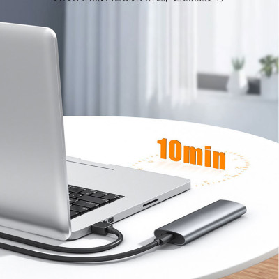 Box đọc ổ cứng M.2 Ngff/mvme SSD- USB 3.1 SSD ngoài Type-C di động M2 SSD hộp NVMe PCIe Hợp kim nhôm sang trọng- Hàng Chính Hãng