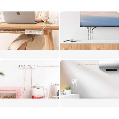 Ugreen UG20560LP332TK 4 chiếc 1 túi Màu Trắng Giá đỡ kẹp dây cáp linh hoạt - HÀNG CHÍNH HÃNG