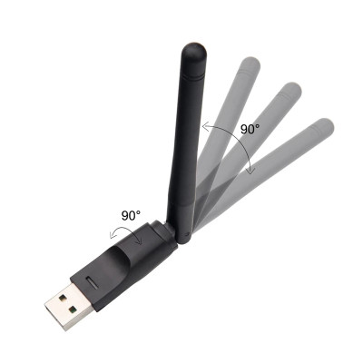 USB Thu Wifi Chuẩn N Tốc Độ Cao 150Mbps Tăng Khả Phạm Vi Thu Phát Sóng Wifi Cho Máy Tính Xách Tay, Máy Tính Để Bàn, Thiết Bị Thu Nhận Ngoại Vi - Hàng nhập khẩu