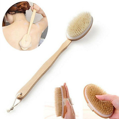 Dụng cụ chà lưng tắm, tạo bọt xà bông tắm, Cây tắm massage cán dài, cây gậy chà lưng khi tắm giá cực rẻ