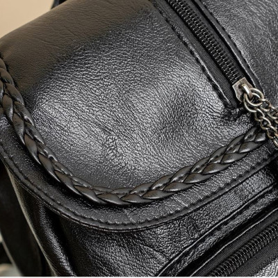 Balo nữ phong cách thời trang 2021 với thiết kế khóa kéo đôi nắp đậy sang trọng - tinh tế và không gian rộng rãi VTX022