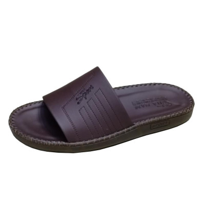 Dép Nam Da Bò HA NAM Đế Siêu Nhẹ Khâu Chỉ Toàn Bộ DNA22035