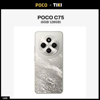 Điện thoại POCO C75 (6GB/128GB) - Hàng Chính Hãng