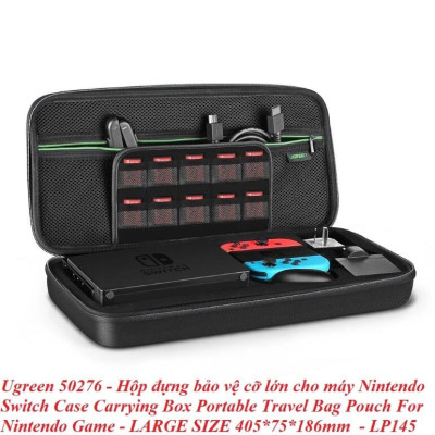 Ugreen UG50276LP145TK 405*75*186MM màu Đen Túi đựng phụ kiện đa năng chống sốc - HÀNG CHÍNH HÃNG