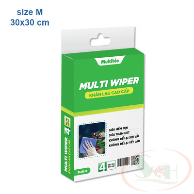 Khăn lau kính Multi Wiper sợi polymer cao cấp lau vệ sinh bể cá tép thủy sinh