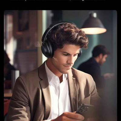 Ugreen UG15809HP202TK HiRes DNN HiTune Max5 Hybrid Active Noise Cancelling tai nghe chụp OnEar bluetooth chống ồn màu trắng 43dB ANC pin 90h tặng cáp sạc type c và cáp 3.5mm - HÀNG CHÍNH HÃNG