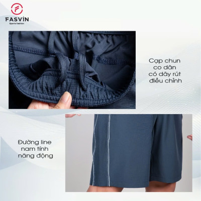 Bộ Quần Áo Thể Thao Nam Polo FASVIN AB25661 Mềm mại co giãn thoáng mát