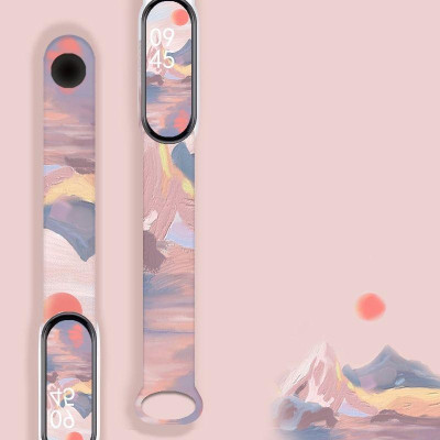 Dây Đeo Cao Su Xiaomi Miband 7 / Mi band 7 hoạ tiết xinh xắn Chất Lượng cao