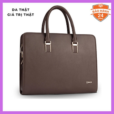 Túi Xách, Cặp Thời Trang Công Sở Nam Khóa Số Da Bò Cao Cấp CTS13 Nâu