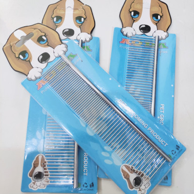 Lược Inox Cao Cấp Chải Lông Rối Lông Xù Cho Chó Mèo